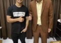 คุณหนุ่มอนุวัต ผู้ประกาศข่าวช่องวันแวะมาเยี่ยมครับ