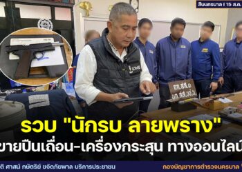 รวบ “นักรบ ลายพราง” โพสต์ขายอาวุธปืนดัดแปลง-เครื่องกระสุน ทางออนไลน์

.
อ่านต่อในคอมเมนต์
.

#สืบนครบาล
#กองบัญชาการตำรวจนครบาล #MPB